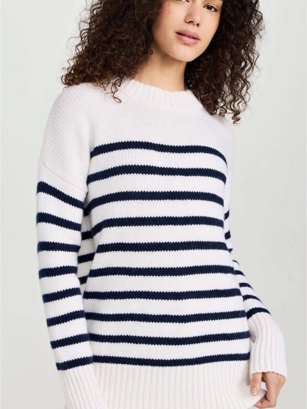 La Ligne Marin Striped Wool Cashmere Sweater Size Small